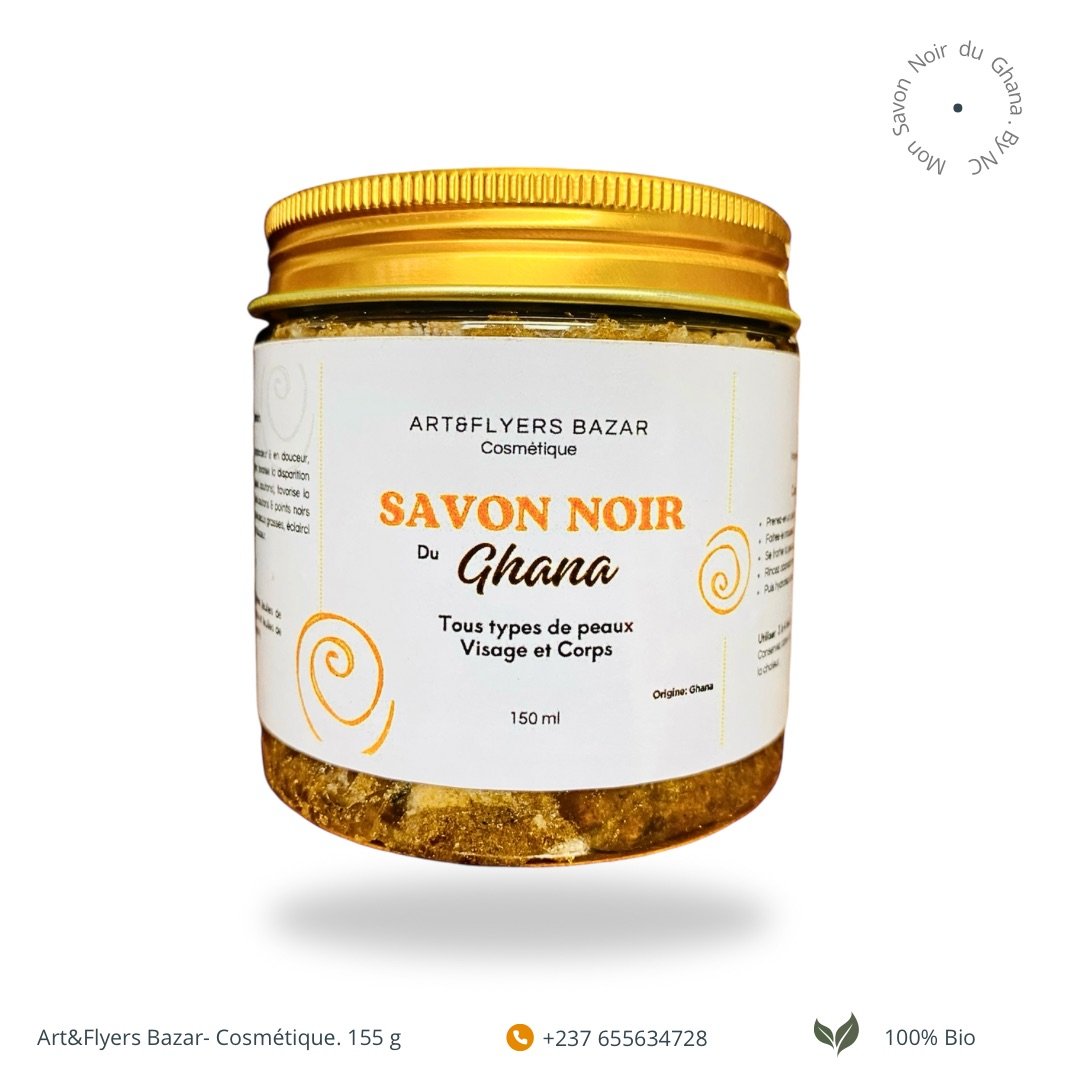 Savon noir du Ghana 155g