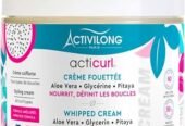 ACTIVILONG – Crème Fouettée Acticurl – Sans Rinçage – Cheveux Bouclés – Définit Les Boucles Et Nourrit – 98% D&rsquo;Ingrédients Naturels – Made In France – 300ml