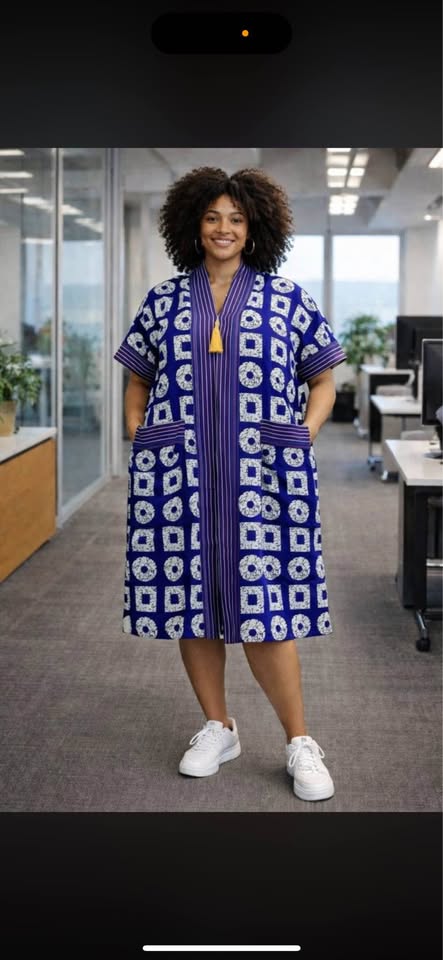 Robe afro décontractée